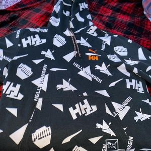 Helly Hansen black and white sweater great quality